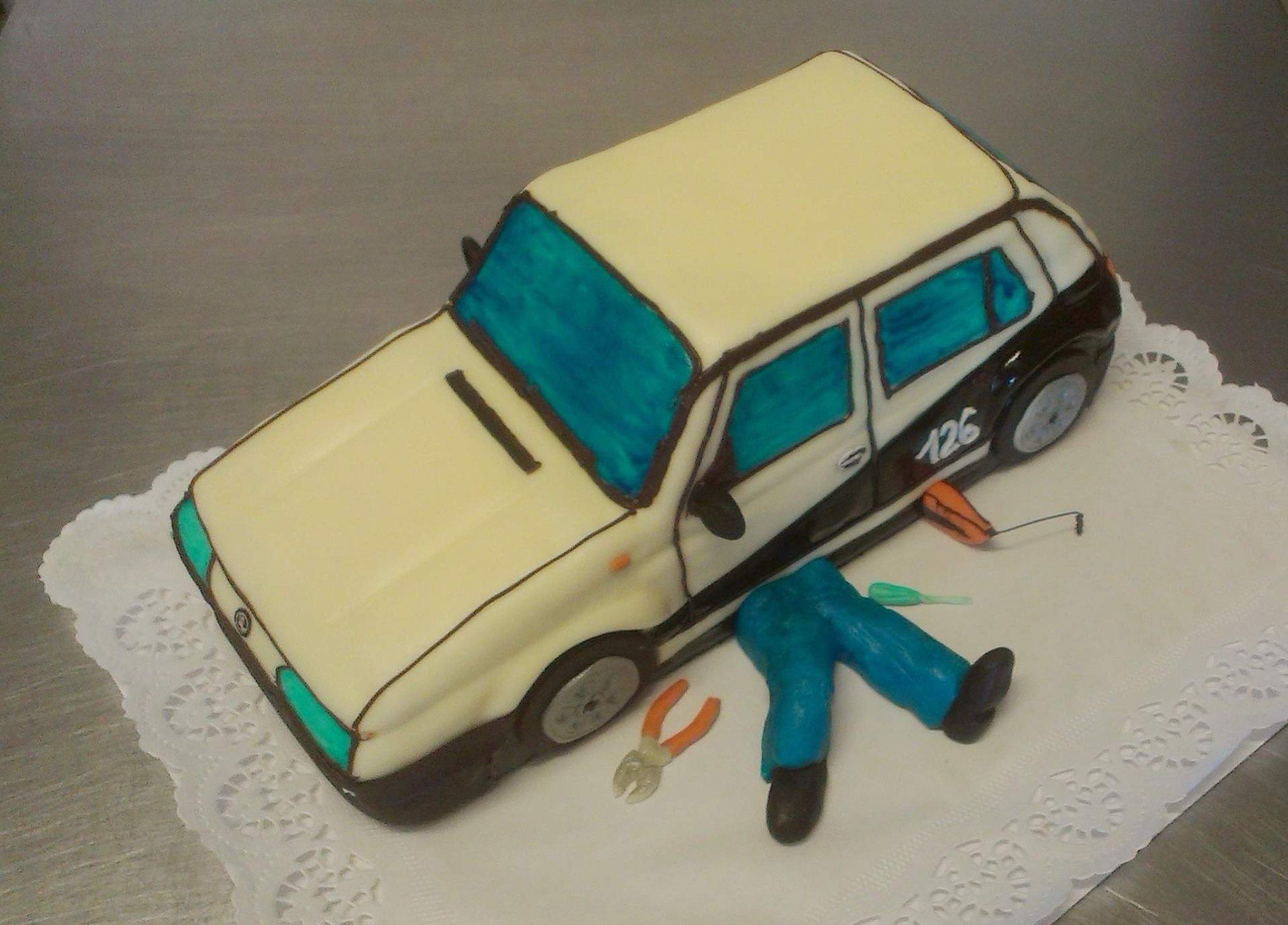 Tematický dort – auto