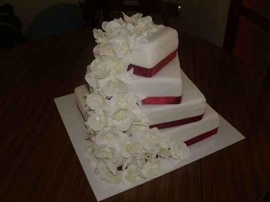 Svatební dort – ukázka